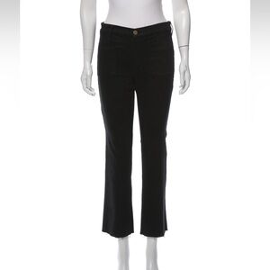 Cropped frame jeans  black size 27